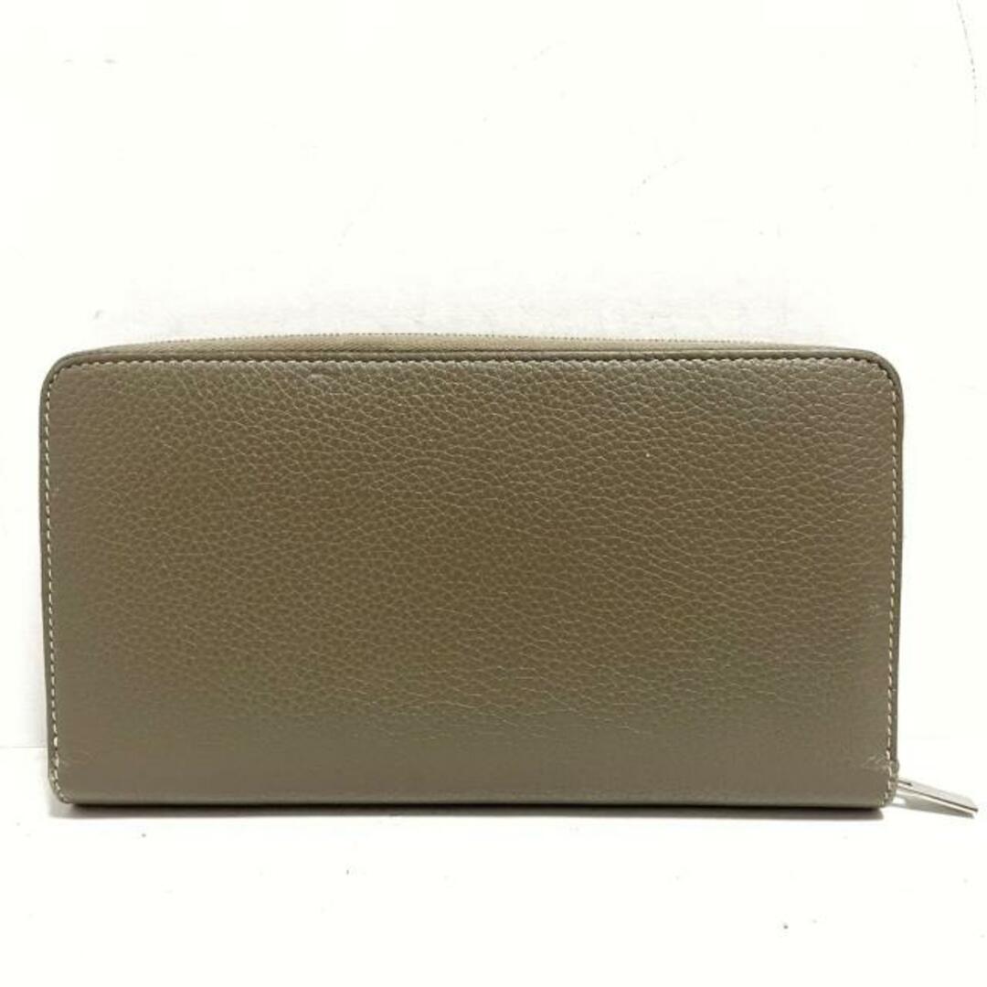 celine - セリーヌ 長財布 - グレージュ レザーの通販 by ブランディア
