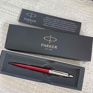 パーカー(Parker)のアルソア　パーカー　ボールペン　新品未使用　赤　インクは黒(ペン/マーカー)