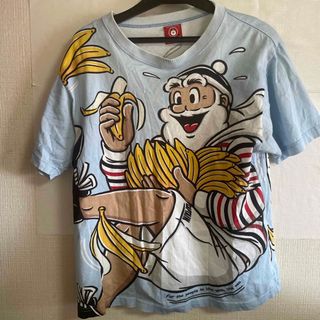 美品本物サンスペルSUNSPELコットン半袖Tシャツメンズサーフアメカジ茶M