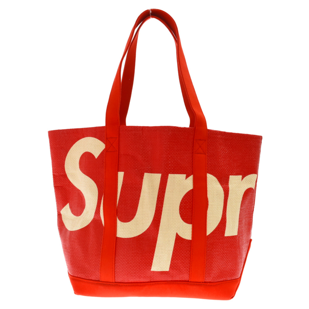 SUPREME シュプリーム 20ss Raffia Tote Bag ラフィアトートバッグ レッド