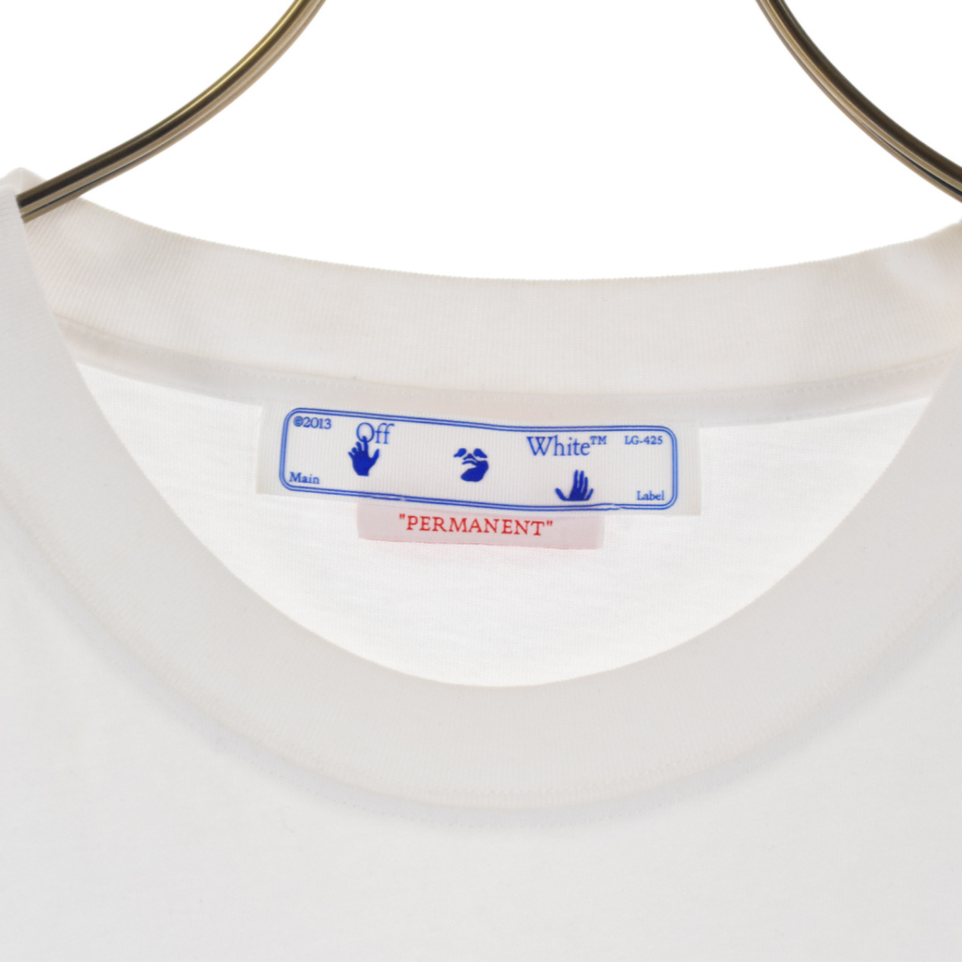 OFF-WHITE オフホワイト Logo Printed Crewneck T-shirt ロゴプリント クルーネック 半袖Tシャツ カットソー ホワイト OMAA027C99JER013 0