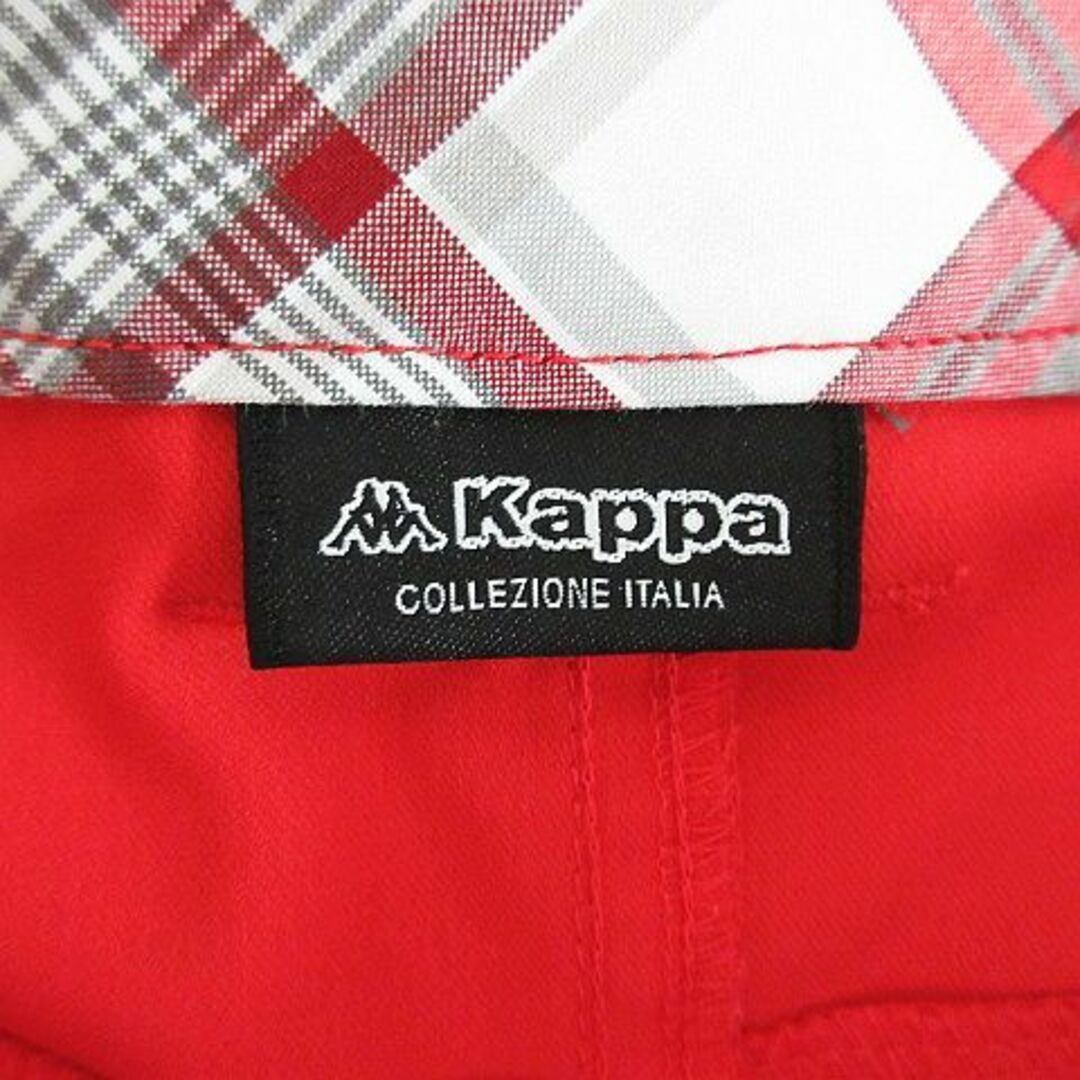 Kappa(カッパ)のカッパ スカート ボトムス ミニ丈 台形 ロゴ 9 オレンジ ゴルフウェア レディースのスカート(ミニスカート)の商品写真