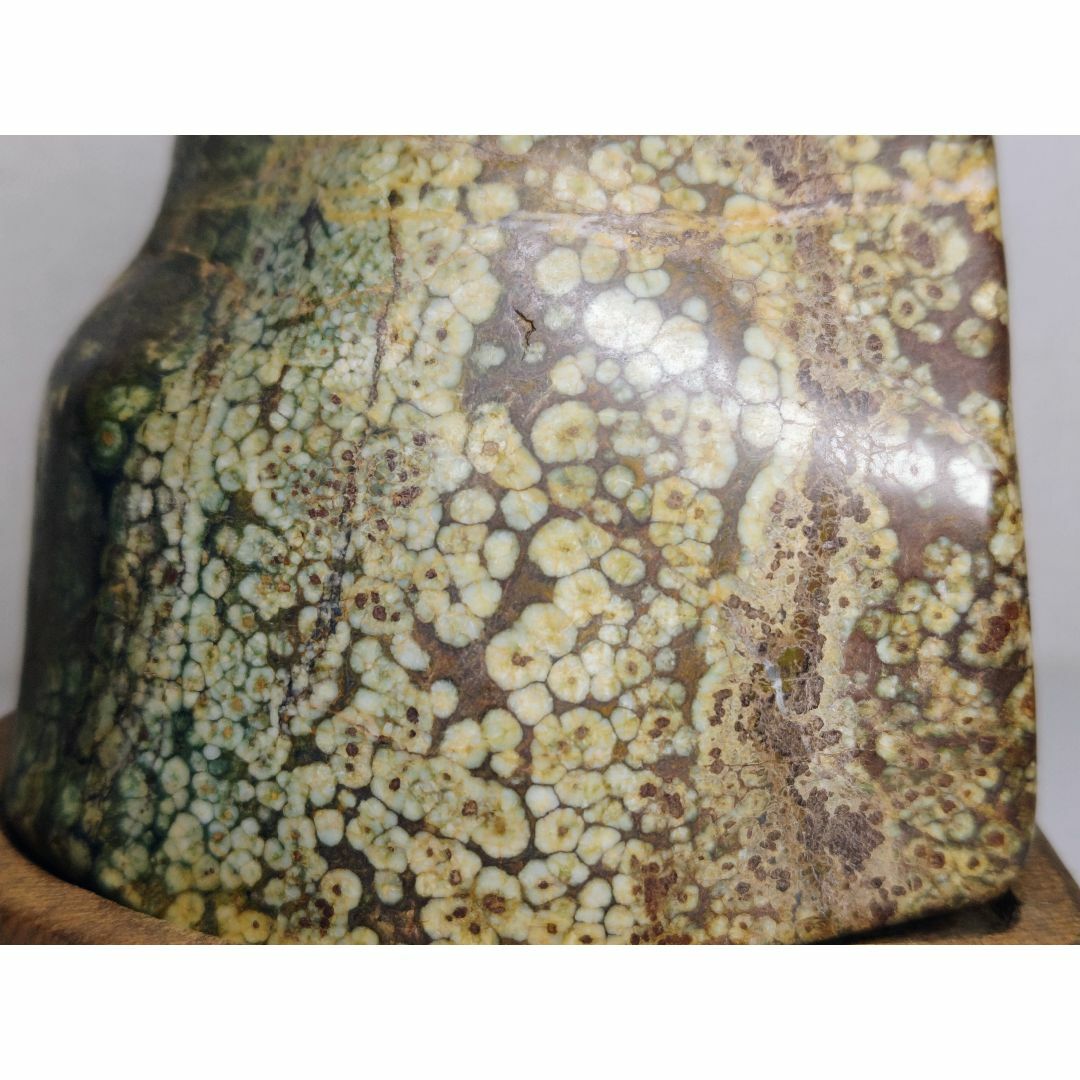 孔雀石 1.1kg 根尾 紋石 赤石 鑑賞石 原石 鉱物 自然石 水石 置物