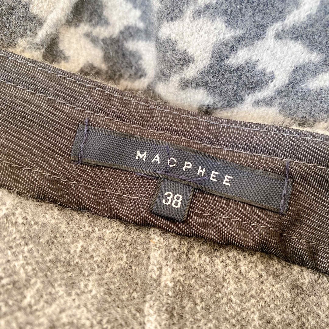 MACPHEE(マカフィー)のMACPHEE スカート チェック 千鳥 台形 レディースのスカート(ひざ丈スカート)の商品写真