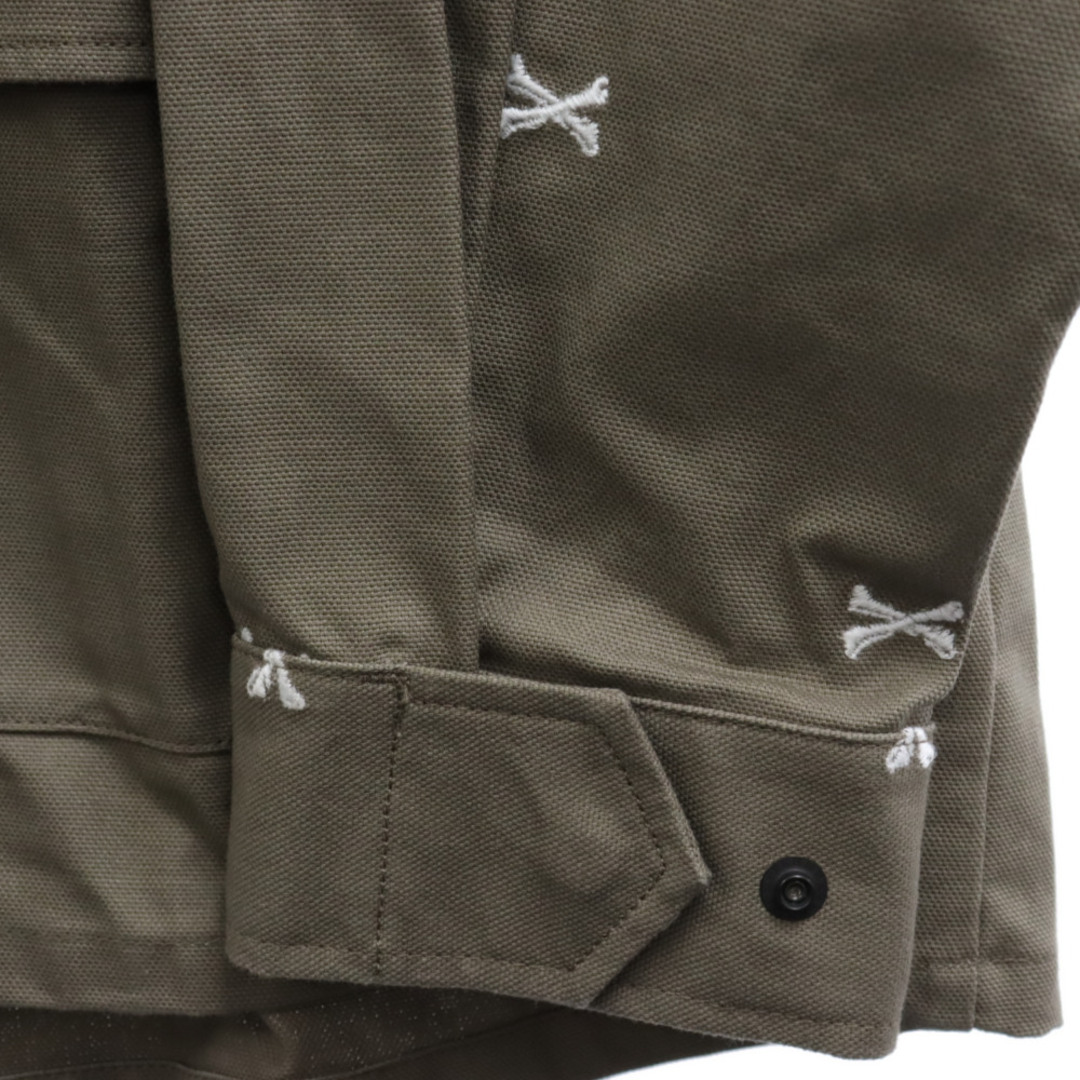 WTAPS ダブルタップス 22SS JUNGLE 01 L/S JACKET ジャングルシャツ 長袖シャツ シャツジャケット ボーン カーキ 221WVDT-SHM02