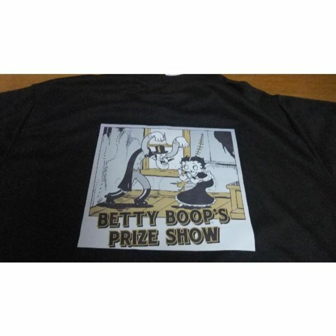 新品 ベティ betty boop Tシャツ 黒 LL ワイドシルエット メンズのトップス(Tシャツ/カットソー(半袖/袖なし))の商品写真