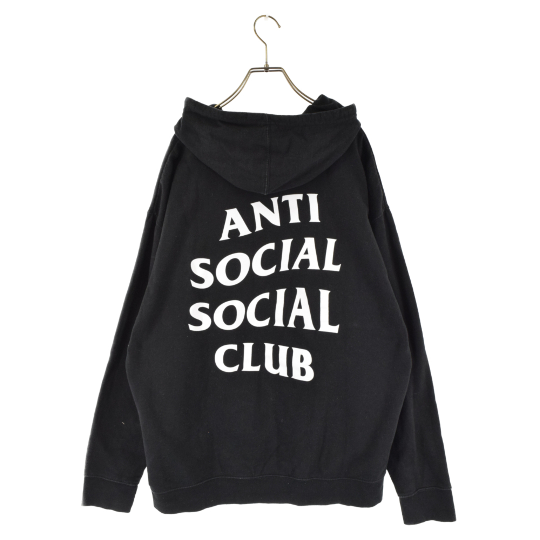 anti social social clob BLACK hoody L