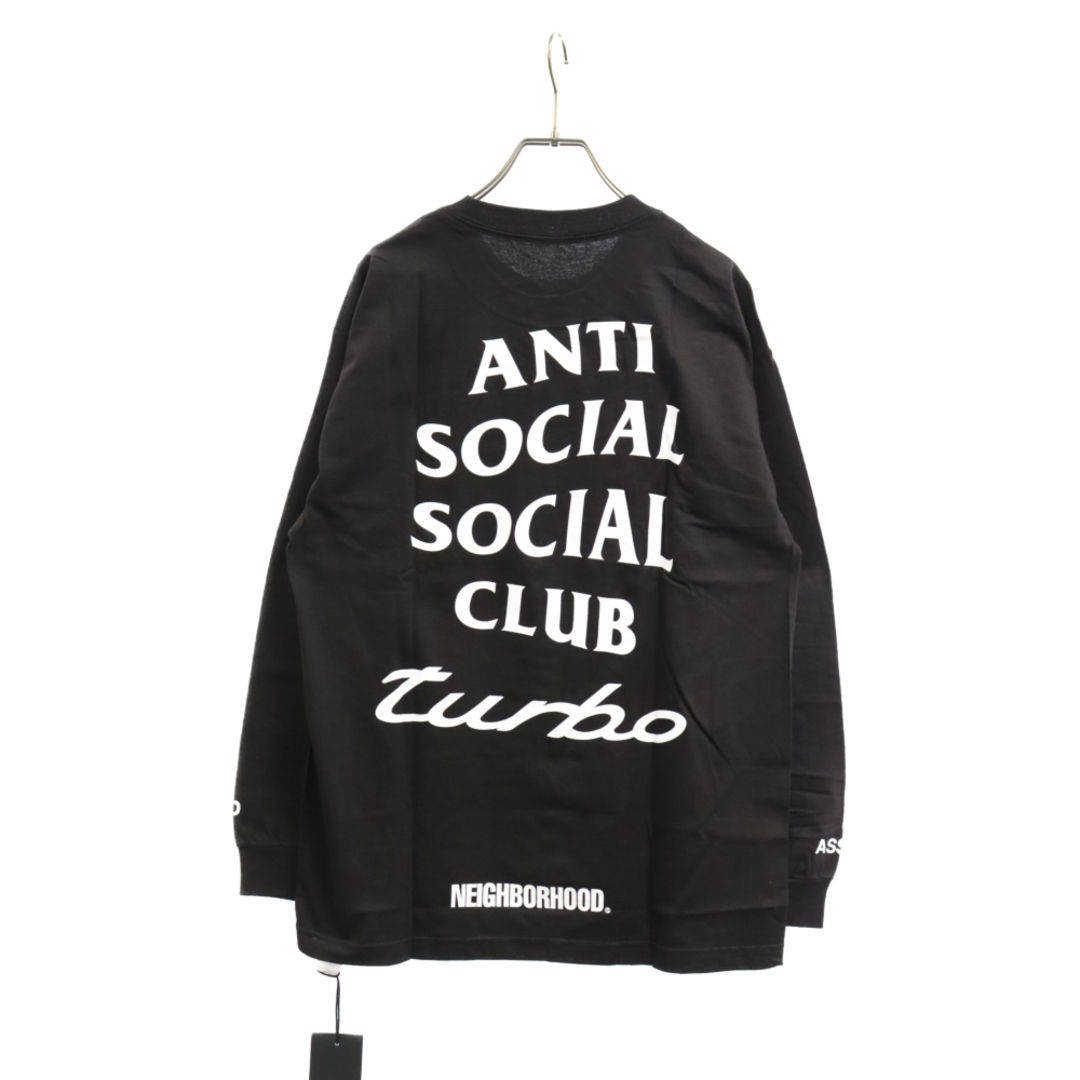 NEIGHBORHOOD ネイバーフッド ×ANTI SOCIAL CLUB ASSC.TURBO/C-TEE.LS アンチソーシャルクラブ 長袖Tシャツカットソー ブラック 181GEASN-LTM01S 1