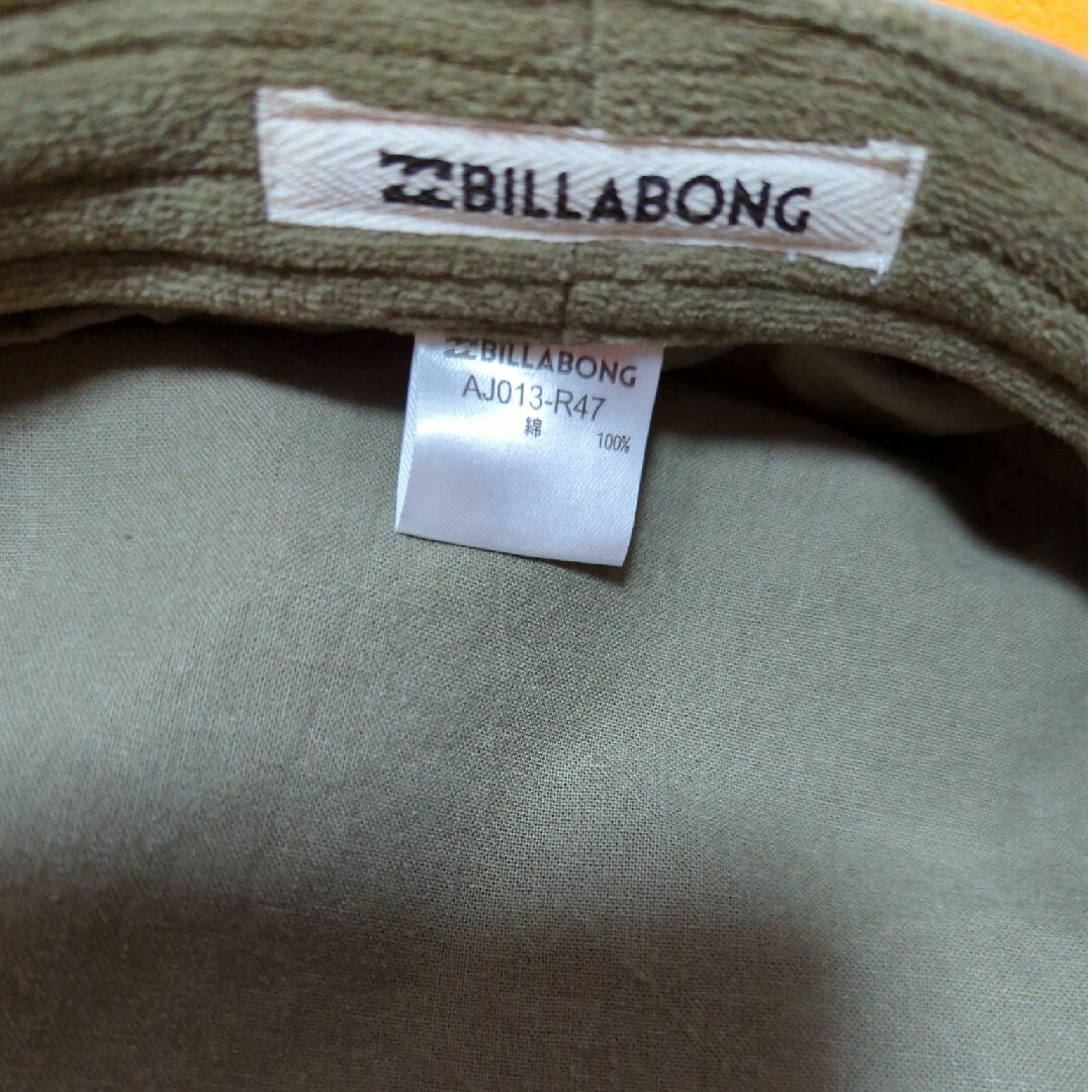 billabong(ビラボン)のcgsks2様専用　BILLABONG　キャスケット　美品 レディースの帽子(キャスケット)の商品写真