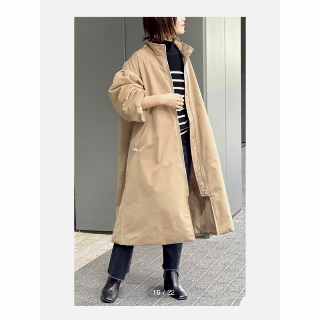 美品 スピックアンドスパン ロングコート-