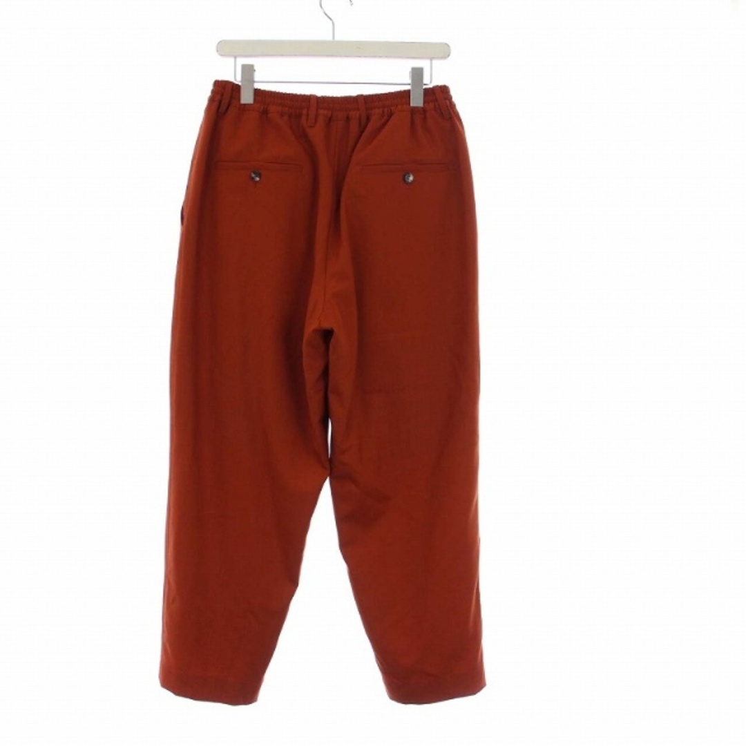 MARNI 22SS ウールトロピカルシャーリング1Pテーパードパンツ 茶