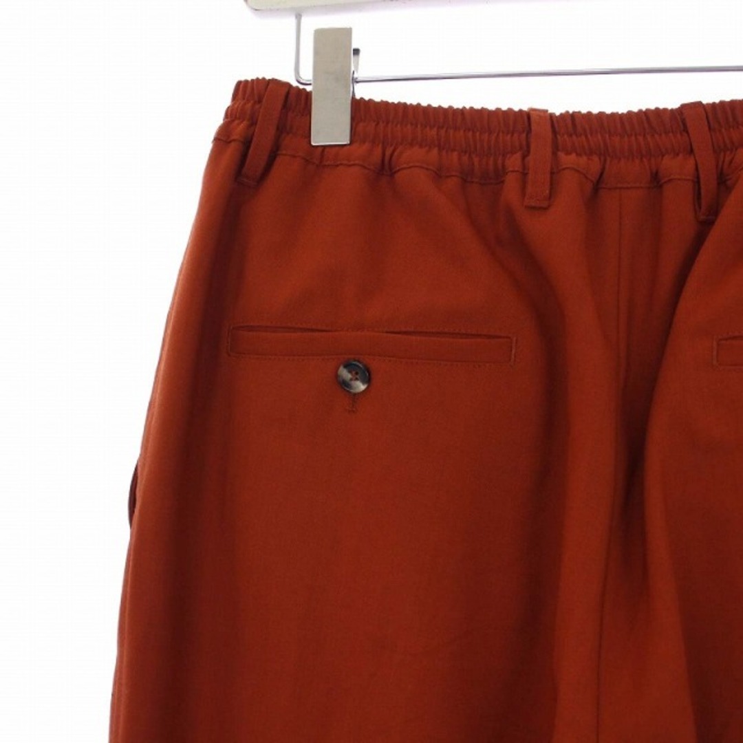 MARNI 22SS ウールトロピカルシャーリング1Pテーパードパンツ 茶