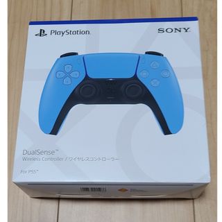 ソニー(SONY)の【一度のみ使用】PS5　デュアルセンス　スターライトブルー(その他)