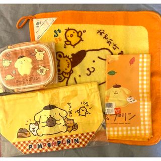 ポムポムプリン(ポムポムプリン)の※4【ポムポムプリン】お弁当4点セット(弁当用品)