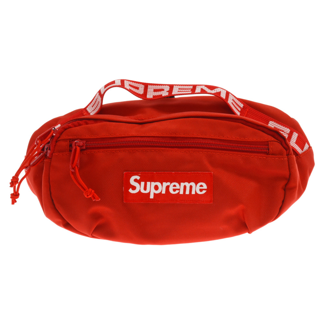 SUPREME シュプリーム 18SS Waist Bag テープロゴ ショルダーバッグ ポーチ レッド