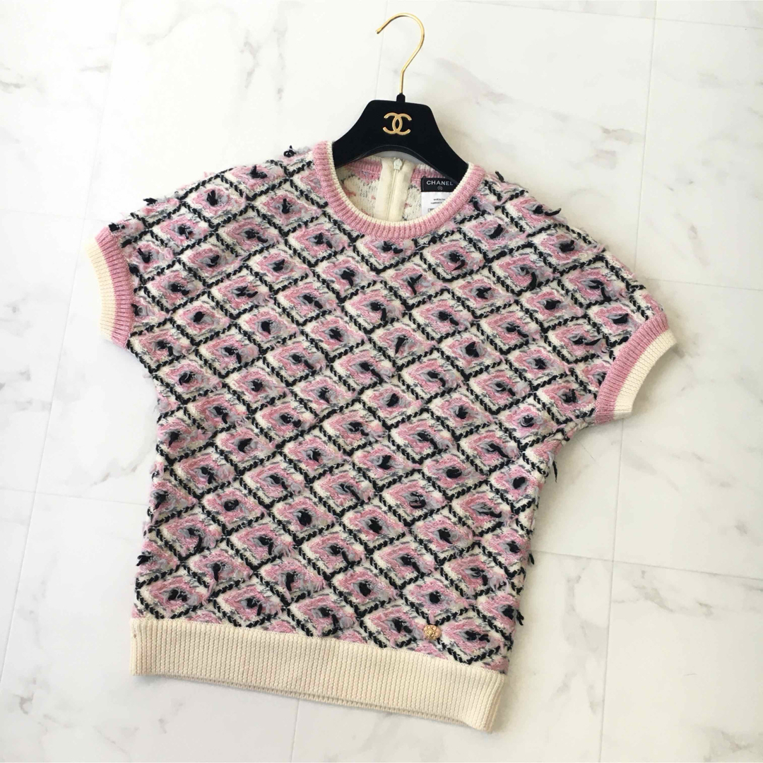 CHANEL - 美品 CHANEL シャネル ツイード ニット トップス カットソー