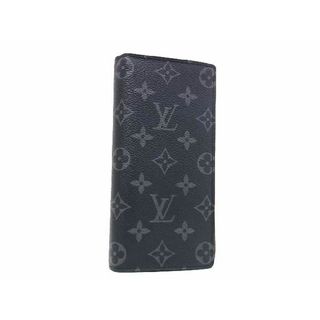 ルイヴィトン(LOUIS VUITTON)の■新品同様■ LOUIS VUITTON ヴィトン M61697 モノグラムエクリプス ポルトフォイユブラザ 二つ折り 長財布 ブラック系 AP9057 (長財布)