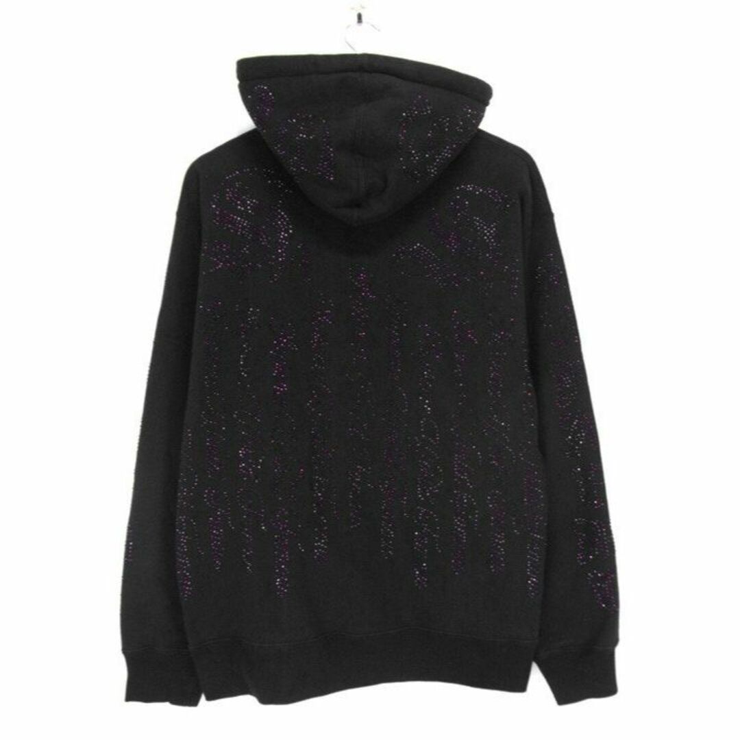 シュプリーム Supreme ■ 22SS 【 Rhinestone Zip Up Hooded Sweatshirt 】 ラインストーン ジップ  アップ フーディー パーカー w15604