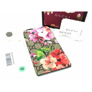 グッチ(Gucci)の■新品同様■ GUCCI グッチ GG柄 PVC フラワー iPhone6 plus 対応 アイフォンケース スマホケース ベージュ系×マルチカラー BE5320 (その他)