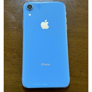 アイフォーン(iPhone)のiPhone XR ブルー　128GB SIMフリー(スマートフォン本体)