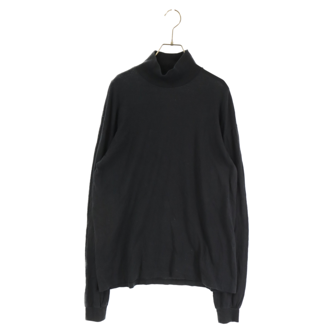 AURALEE オーラリー 21AW SEAMLESS SI NECK L/S TEE ハイネックロングスリーブカットソー 長袖Tシャツ ブラック A21AP03ST