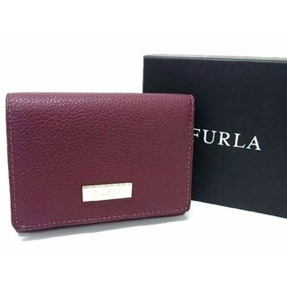 フルラ(Furla)の■新品■未使用■ FURLA フルラ レザー 三つ折り 財布 ウォレット 小銭入れ 札入れ レディース ワインレッド系 BG2430 (財布)