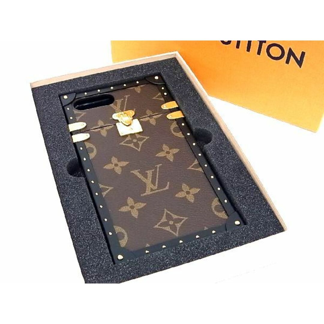 SAランクライン■極美品■LOUIS VUITTON ルイヴィトン M64483 モノグラム アイトランク iPhone7Plus 対応 アイフォンケース スマホケース BE6240H1