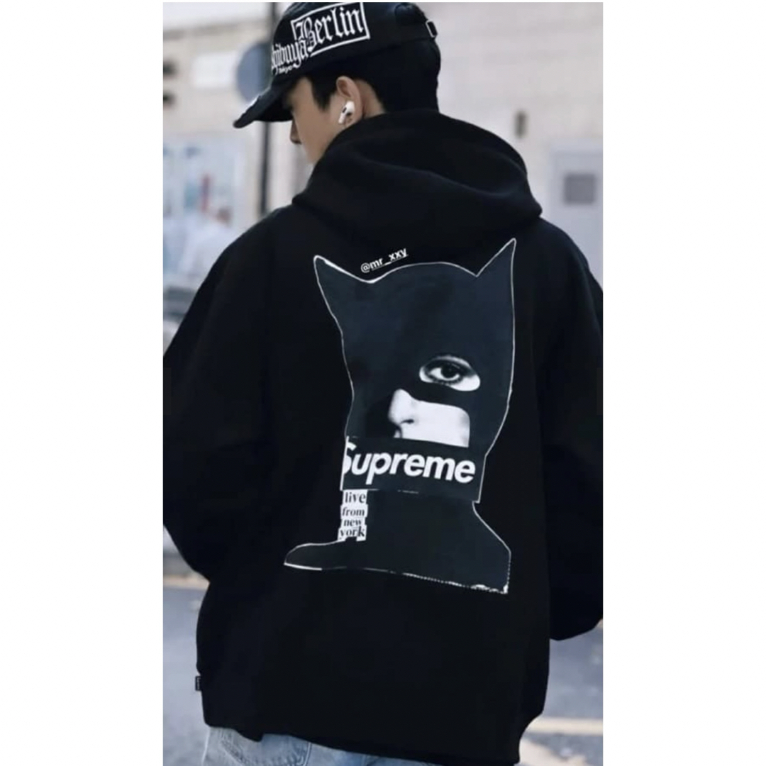 Supreme Catwoman Hooded Sweatshirt 黒 L