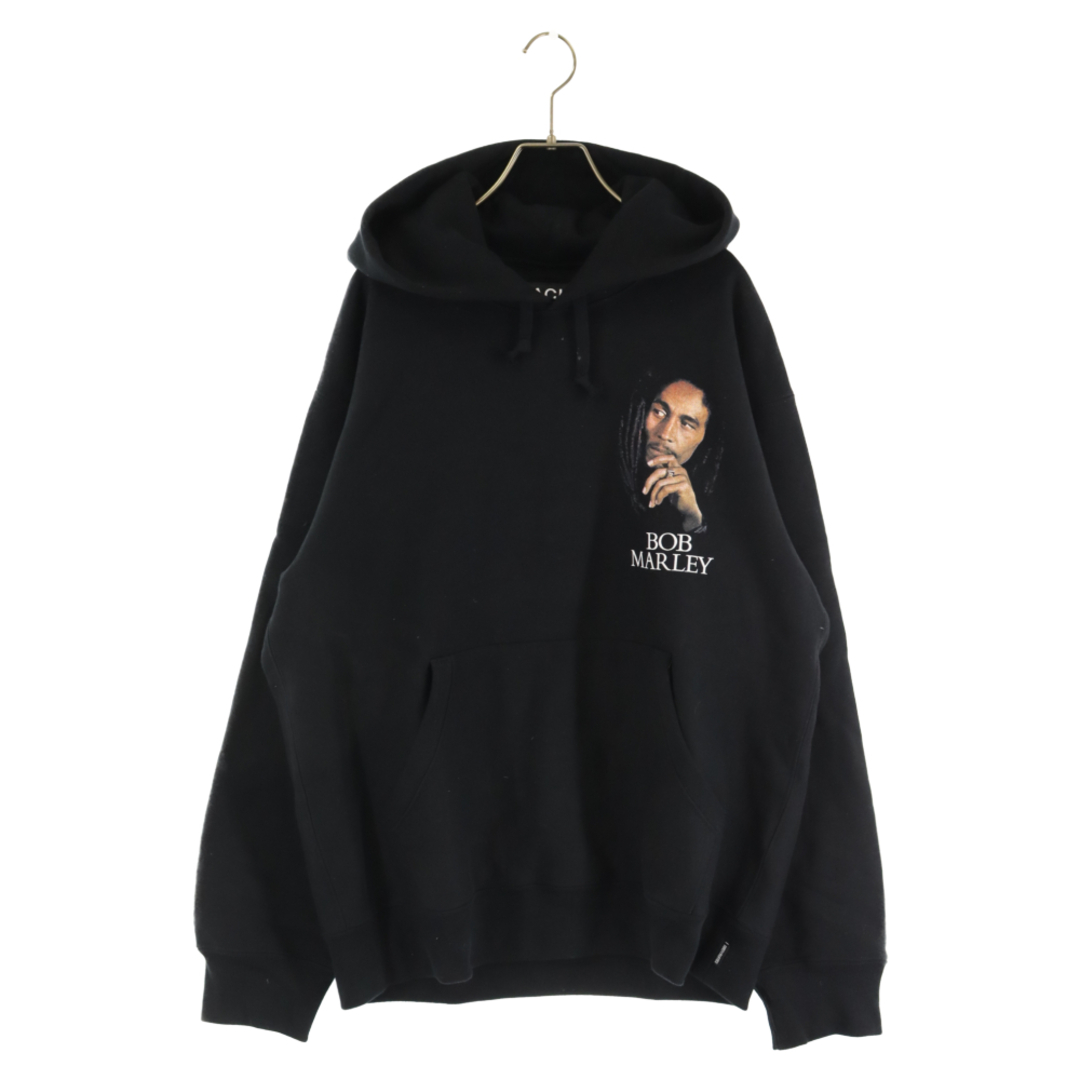 WACKO MARIA ワコマリア 22AW BOB MARLEY HEAVY WEIGHT PULL OVER HOODED SWEAT SHIRT ボブマーリー ヘビー ウェイト プルオーバー フーデット スウェット シャツ パーカー ブラック