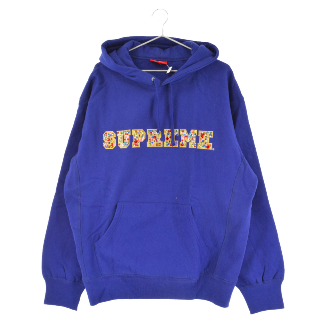 SUPREME シュプリーム 20AW Jewels Hooded Sweatshirt ジュエルズ  フロントロゴデザインスウェットプルオーバーパーカー ブルー | フリマアプリ ラクマ