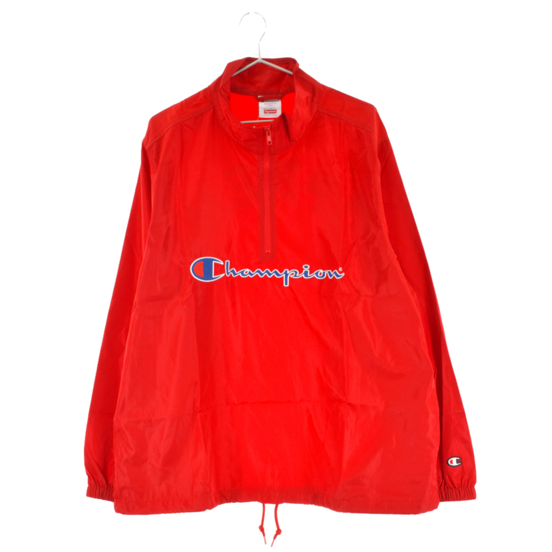 SUPREME シュプリーム 17SS×Champion Half Zip Pullover チャンピオン ハーフジップ プルオーバー ジャケット レッド