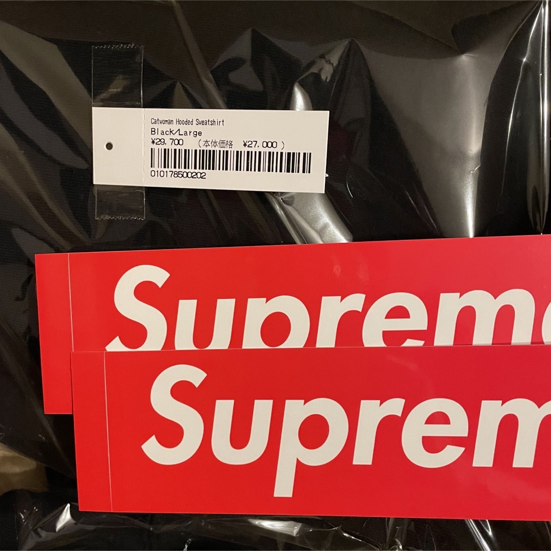 supreme Catwoman Hooded Sweatshirt black+storksnapshots.com