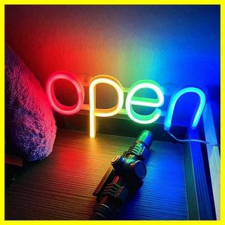 LEDランプ　LEDライト　ネオン管　open　看板　店舗　インテリア(その他)