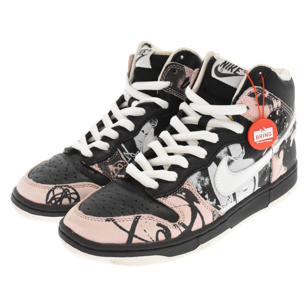 NIKE ナイキ Mo Wax DUNK HIGH PRO SB UNKLE / FUTURA (2004年製 / 305050-013) モワックス ダンク ハイ プロ アンクル フューチュラ ブラック ホワイト 黒白 サイズ：US10.5 28.5cm スニーカー コラボ【メンズ】