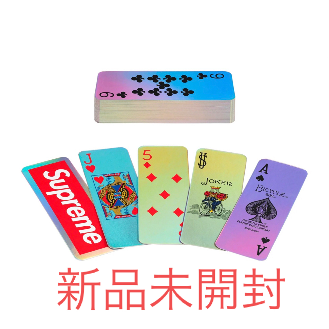 Supreme(シュプリーム)のSupreme /Bicycle Holographic Slice Cards エンタメ/ホビーのコレクション(その他)の商品写真