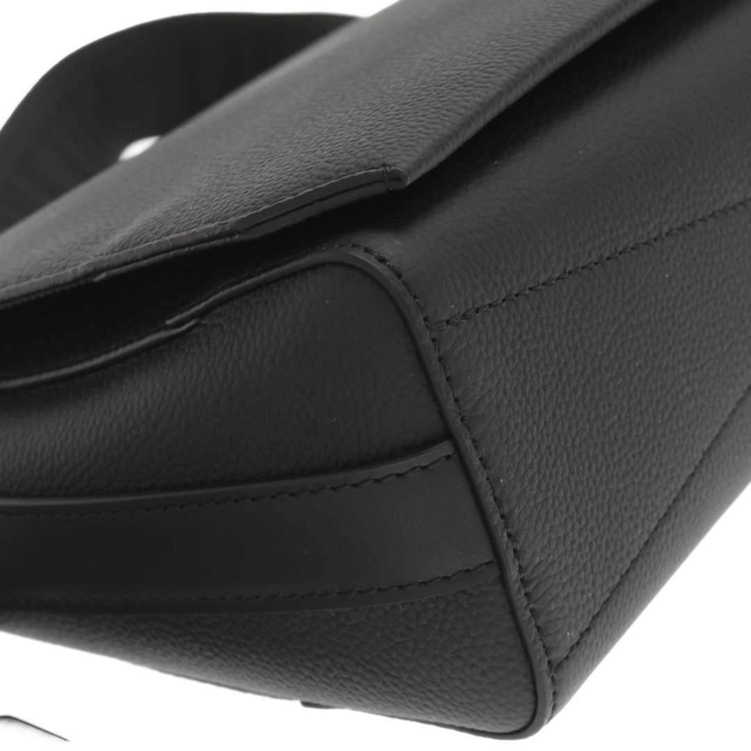 LOUIS VUITTON Messenger Calf Leather Aerogram Shoulder Bag M57080 Men's  Black 