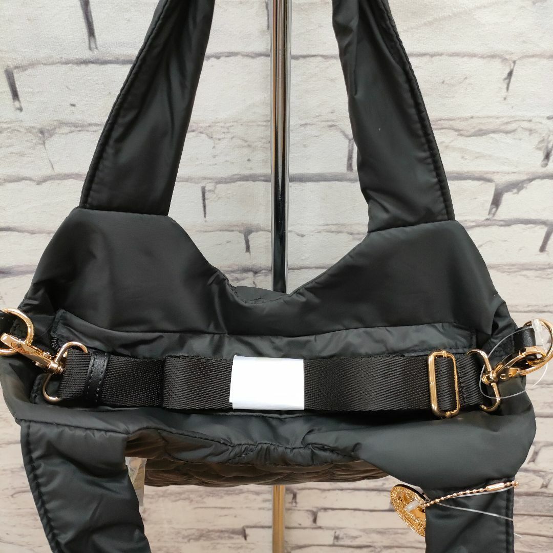 ☆新品☆ ベベダヤン ネコキルト 2WAY クリテ 手提げバッグ ブラックの