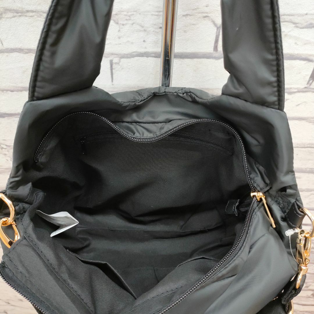☆新品☆ ベベダヤン ネコキルト 2WAY クリテ 手提げバッグ ブラックの