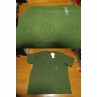 ユニクロ(UNIQLO)の新品 鬼滅の刃 コラボ 家紋 Tシャツ XXL uniqlo ユニクロ(Tシャツ/カットソー(半袖/袖なし))