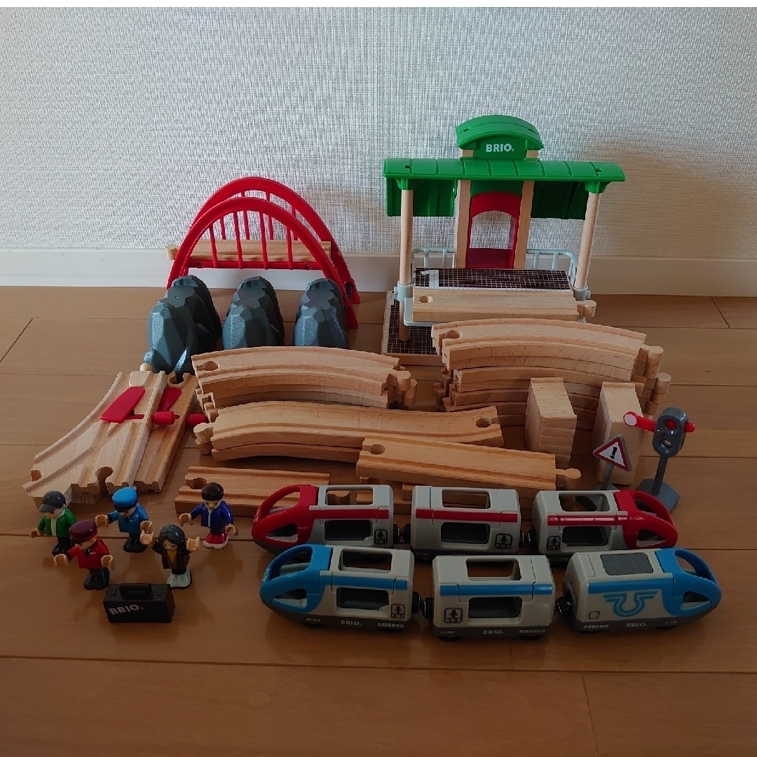 BRIO(ブリオ)のブリオ　トラベルレールセット キッズ/ベビー/マタニティのおもちゃ(電車のおもちゃ/車)の商品写真