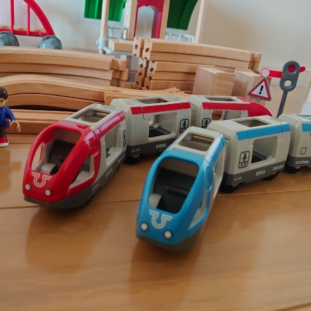 BRIO(ブリオ)のブリオ　トラベルレールセット キッズ/ベビー/マタニティのおもちゃ(電車のおもちゃ/車)の商品写真