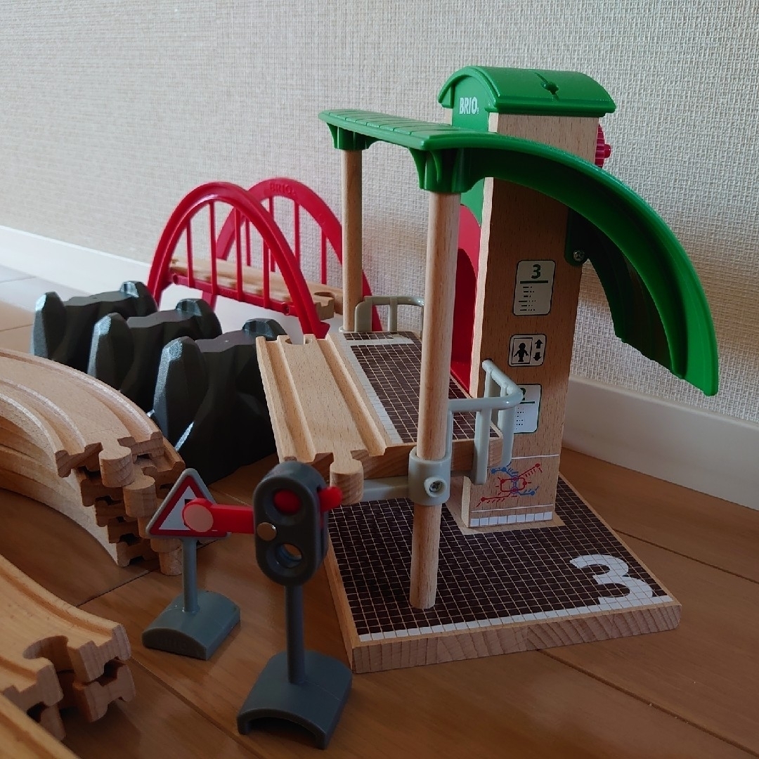 BRIO(ブリオ)のブリオ　トラベルレールセット キッズ/ベビー/マタニティのおもちゃ(電車のおもちゃ/車)の商品写真