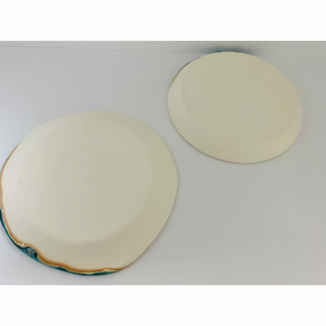 うるま陶器 沖縄 やちむん お皿 食器 2枚セット