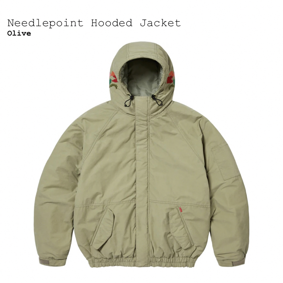 Supreme Needlepoint Hooded Jacket サイズL