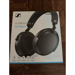 ゼンハイザー(SENNHEISER)のSENNHEISER MOMENTUM 4 wireless ブラック(ヘッドフォン/イヤフォン)