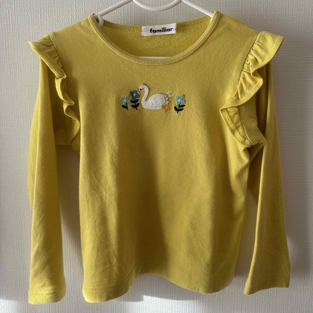 familiar(ファミリア)のfamiliar 長袖Tシャツ サイズ110cm キッズ/ベビー/マタニティのキッズ服女の子用(90cm~)(Tシャツ/カットソー)の商品写真