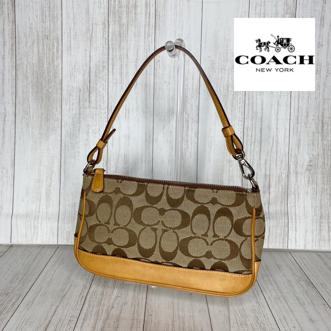 COACH コーチ　シグネチャー　ショルダーバッグ　ハンドバッグ