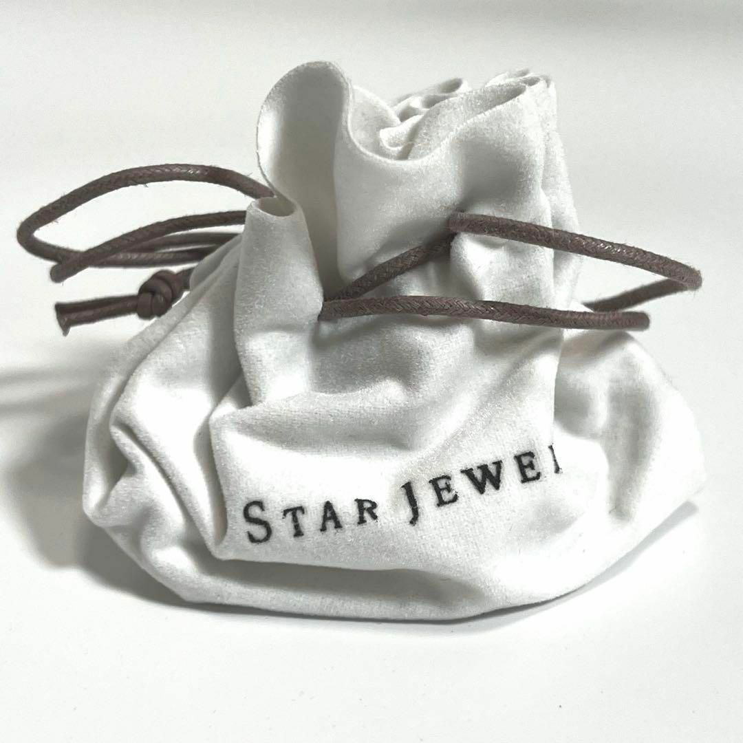 【美品】 STAR JEWELRY リボン ネックレス シルバー 保管箱付 6