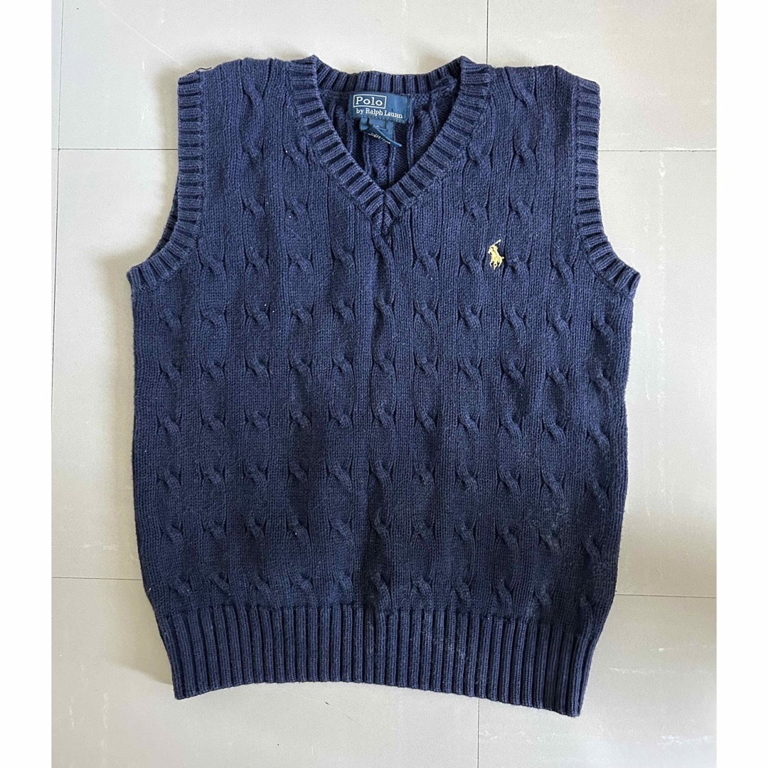 POLO RALPH LAUREN(ポロラルフローレン)のPOLO Ralph Lauren ラルフローレン ベスト  130cm ニット キッズ/ベビー/マタニティのキッズ服男の子用(90cm~)(ニット)の商品写真