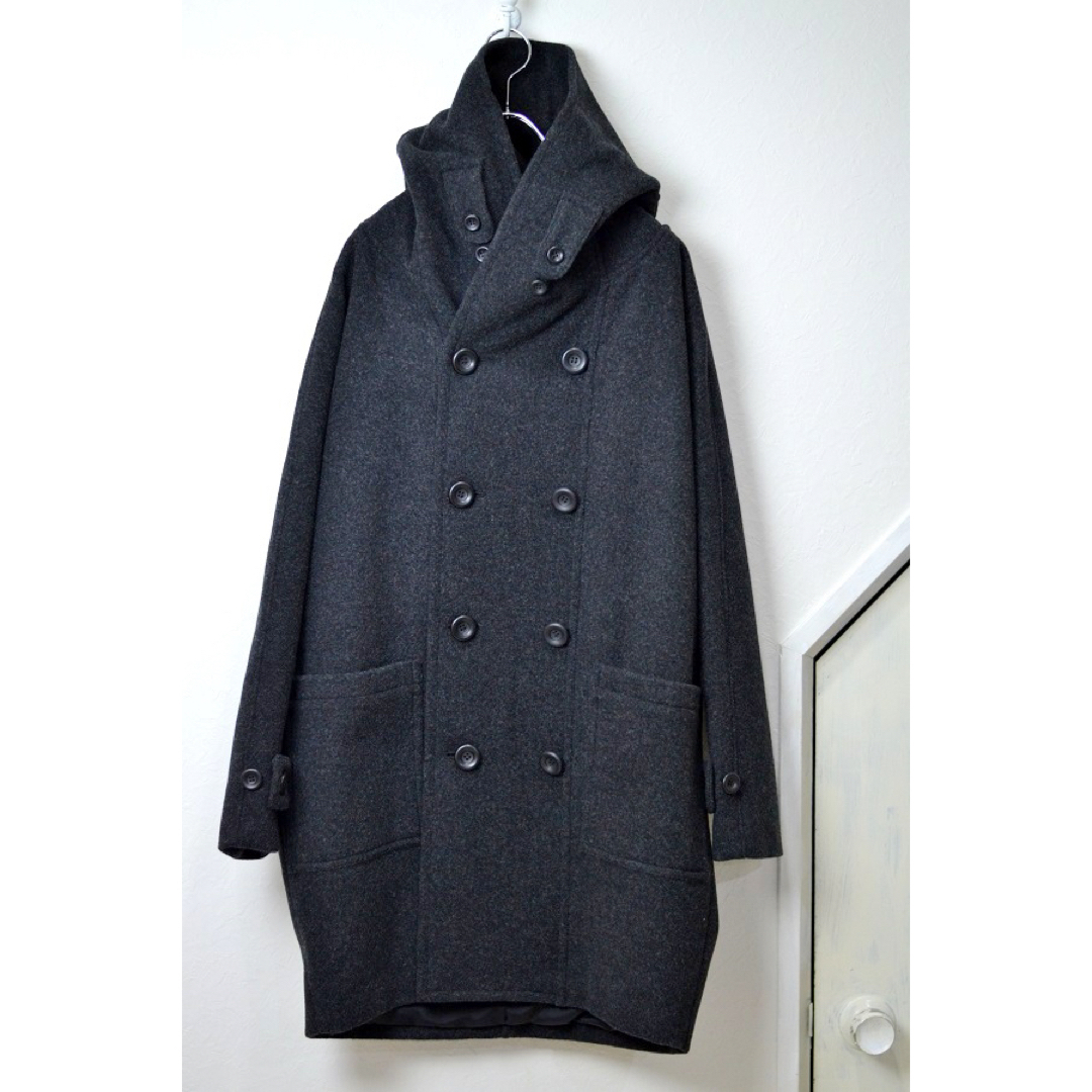 【15AW my beautiful landlet ウールモッサロングコート】